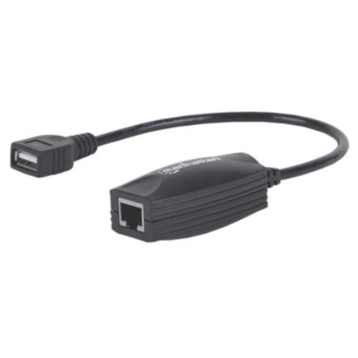 Imagen de Cable Manhattan Extensor Línea USB Hasta 60m Color Negro