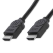 Imagen de Cable Manhattan HDMI 1.3 M-M Alta Velocidad Blindado 22.5m Color Negro