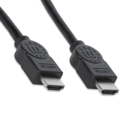 Imagen de Cable Manhattan HDMI 1.3 M-M Alta Velocidad Blindado 22.5m Color Negro