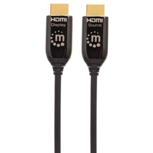 Imagen de Cable Manhattan HDMI 2.0 Fibra Optica M-M 50m Color Negro