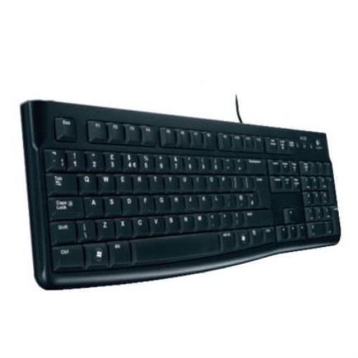 Imagen de TECLADO LOGITECH K120 NEGRO USB ANTISALPICADURAS
