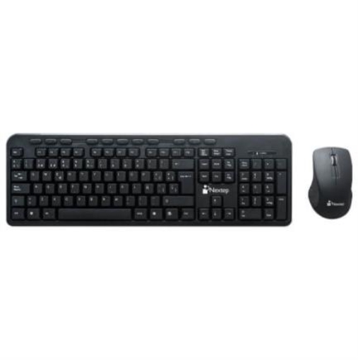Imagen de Teclado y Mouse Nextep Inalámbrico USB