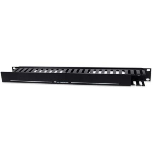 Imagen de Organizador Intellinet Cables 19" 1U Horizontal Metalico Color Negro