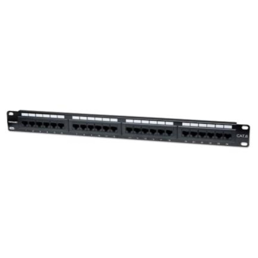 Imagen de Panel Parcheo Intellinet Cat 6 24 Puertos UTP 1U