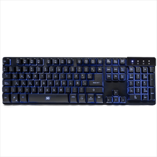 Imagen de Teclado Vorago KB-502 Multimedia Iluminado RGB USB Color Negro