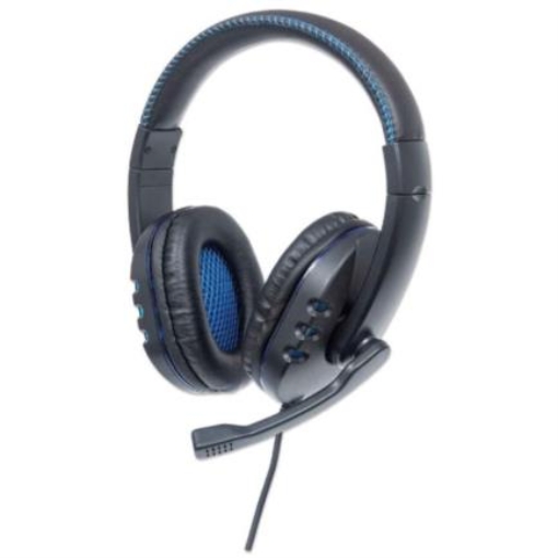 Imagen de Audífonos Manhattan Gaming Micrófono USB Color Negro