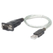 Imagen de Convertidor Manhattan USB a Serial DB9M 45cm