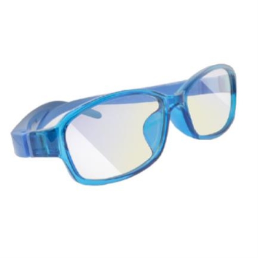 Imagen de Lentes Gamer Vorago Game Factor KG-200 Kids PC/Tablet Anti Luz Azul Estuche Color Azul
