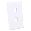 Imagen de Tapa Intellinet para Caja 2 Perforaciones Color Blanco