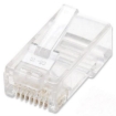 Imagen de Plug Intellinet RJ45 Cat 5e UTP Multifilar 15 Micras Bote C/100 Pzas