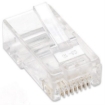 Imagen de Plug Intellinet RJ45 Cat 5e UTP Sólido 15 Micras Bote C/100 Pzas