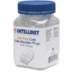 Imagen de Plug Intellinet RJ45 Cat 6 UTP Multifilar 15 Micras Bote C/100 Pzas