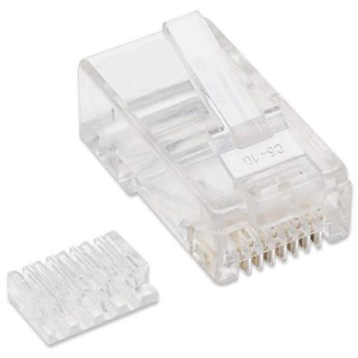 Imagen de Plug Intellinet RJ45 Cat 6 UTP Sólido Bote C/100 Pzas