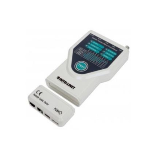 Imagen de Probador de Cables Intellinet Red RJ11/RJ45/USB Color Blanco