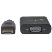 Imagen de Convertidor Manhattan Video HDMI a SVGA Bolsa Color Negro