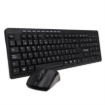 Imagen de Kit Teclado y Mouse Vorago KM-304 Inalámbrico Multimedia USB Color Negro