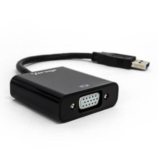 Imagen de Convertidor Vorago ADP-200 USB 3.0 a VGA FHD Color Negro