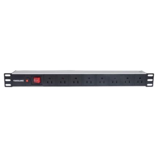 Imagen de Barra PDUIntellinet Gab/Rack 19" 1U Contra Sobrecarga On/Off 8 Contactos