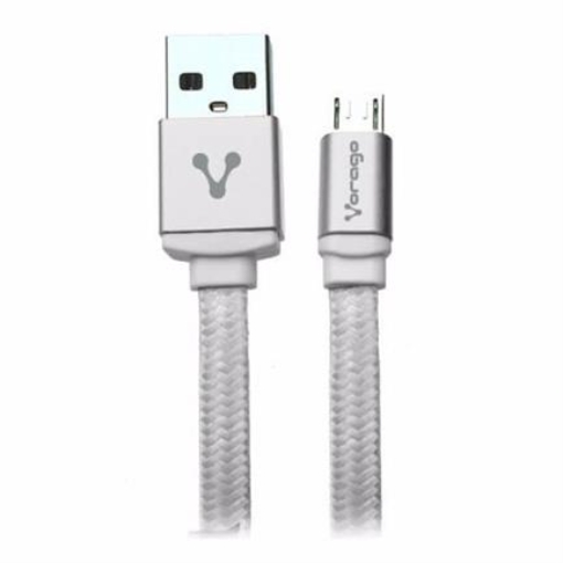 Imagen de CABLE VORAGO USB CAB-113 BLANCO USB 2 A MICRO USB 1METROS BO