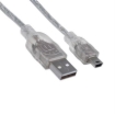 Imagen de Cable Manhattan USB Mini B Alta Velocidad 2.0 A Mini B 1.8m Color Plata