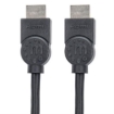 Imagen de Cable Manhattan HDMI 1.3 M-M Alta Velocidad Blindado 1.5m Color Negro