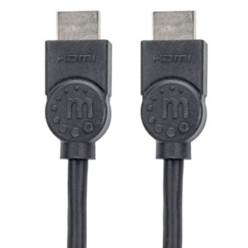 Imagen de Cable Manhattan HDMI 1.3 M-M Alta Velocidad Blindado 1.5m Color Negro