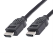 Imagen de Cable Manhattan HDMI 1.3 M-MAlta Velocidad Blindado 1.8m Color Negro