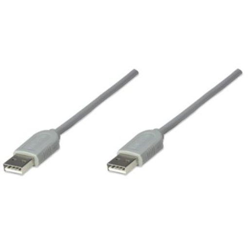 Imagen de Cable Manhattan USB A-A 1.8m Color Gris