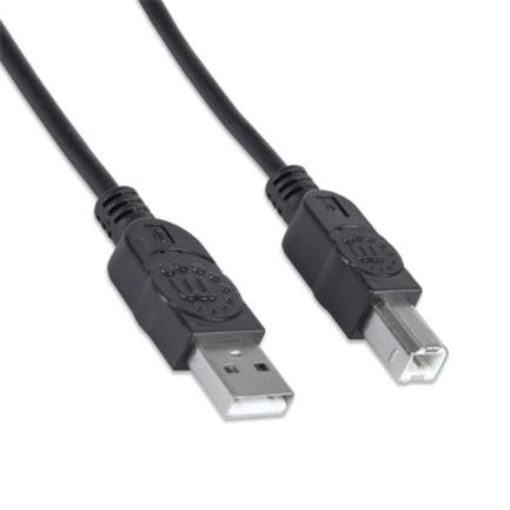Imagen de Cable Manhattan USB B Alta Velocidad 2.0 A-B3m Color Negro