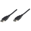 Imagen de Cable Manhattan USB-A 2.0 Alta Velocidad 1.8m Color Negro