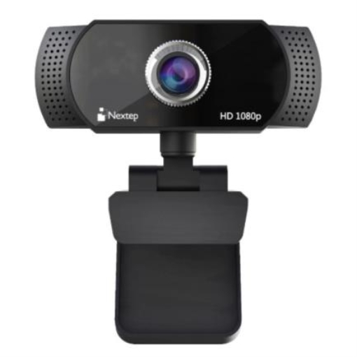 Imagen de Cámara Web Nextep 1080P HD USB Micrófono Integrado Color Negro