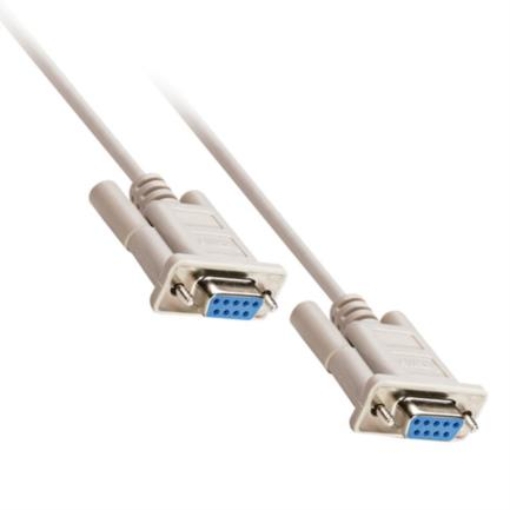 Imagen de Cable Manhattan Modem DB9H-H 7C 1.8m Color Blanco
