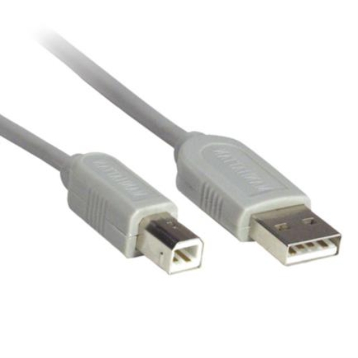 Imagen de Cable Manhattan USB A-B 4.5m Color Gris