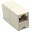 Imagen de Cople Intellinet RJ45 Cat 5e Modular Hembra-Hembra Color Beige