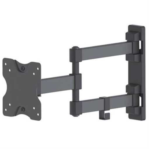 Imagen de Soporte Manhattan Monitor 13" a 27" Pared Movimiento Articulado Color Negro