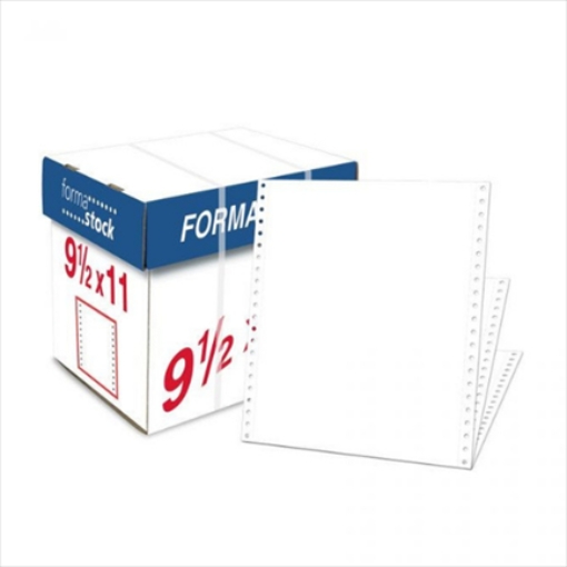 Imagen de PAPEL FORMASTOCK BLANCO 9.5 X 11 4TANTO C/750