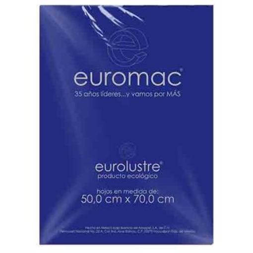 Imagen de PAPEL LUSTRE EUROMAC AZUL REY 50X70 25 HOJAS
