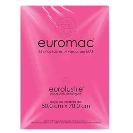 Imagen de PAPEL LUSTRE EUROMAC ROSA MEXICANO 50X70 24HOJAS