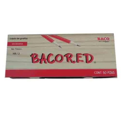 Imagen de BACOPENCIL EN BLISTER C/4 PZAS  ROJO