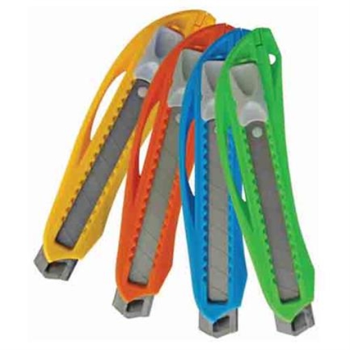 Imagen de CUTTER PLASTICO MAE GRANDE 18MM ANCHO ALMA DE METAL