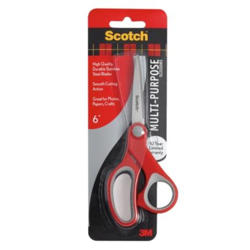 Imagen de TIJERA 3M MULTI-PROPOSITOS 6" SCOTCH