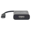 Imagen de Convertidor Manhattan Video USB-C a HDMI Hembra Color Negro