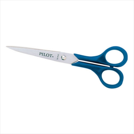 Imagen de TIJERA PILOT ESCOLAR COSTURA PAPEL INOXIDABLE 7"