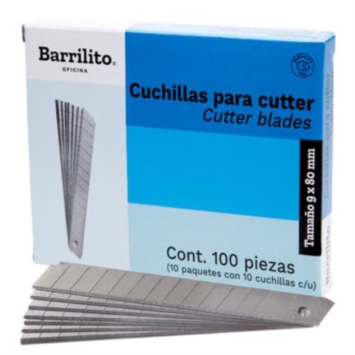 Imagen de Cuchillas Barrilito Repuesto Mediana Caja C/10 Tubos