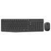 Imagen de Kit Teclado y Mouse Logitech MK235 Inalámbrico USB Color Negro