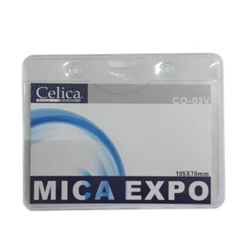 Imagen de MICA P/GAFETE CELICA HORIZONTAL 105X70MM TRANSP C/10 PIEZAS