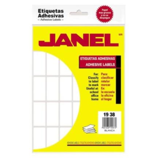 Imagen de ETIQUETA JANEL ADHESIVA 19X38 C/630 #23