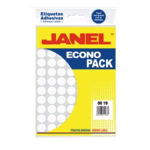 Imagen de ETIQUETA JANEL ADHESIVA 00X19 C/1260 #28