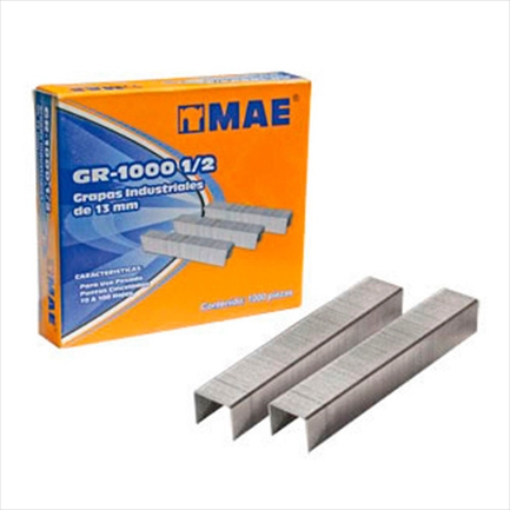 Imagen de GRAPA DE USO PESADO 1/2 CAJA/1000 PZAS (DE 70 A 100 HOJAS)