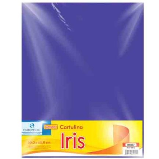 Imagen de CARTULINA EUROMAC IRIS AZUL ULTRA 50X65CM C10